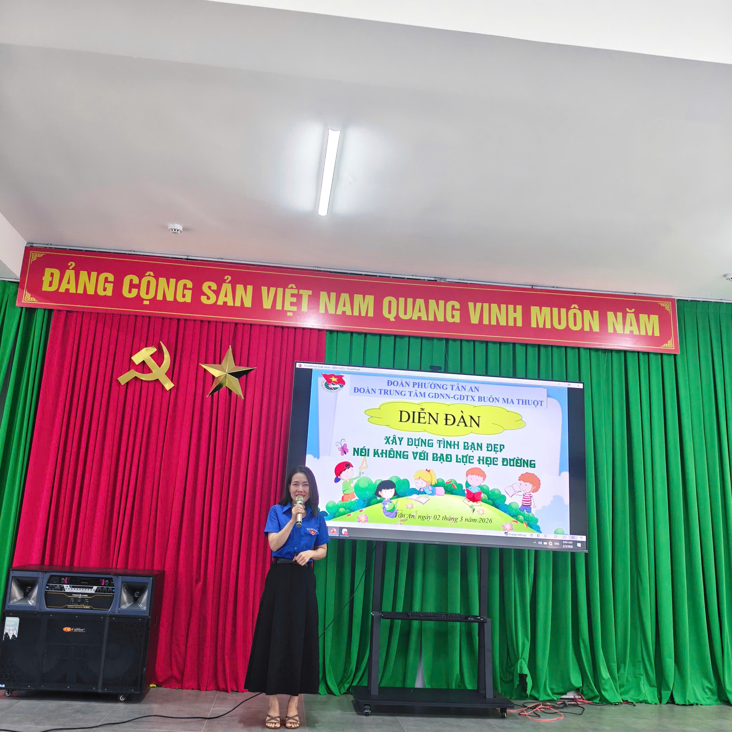 “XÂY DỰNG TÌNH BẠN ĐẸP – NÓI KHÔNG VỚI BẠO LỰC HỌC ĐƯỜNG”